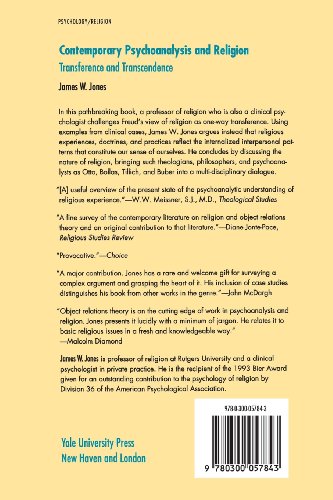 Contemporary Psychoanalysis and Religion: Transference and Transcendence
