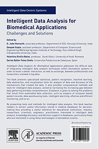Intelligent Data Analysis for Biomedical Applications: Challenges and Solutions (Intelligent Data-Centric Systems)