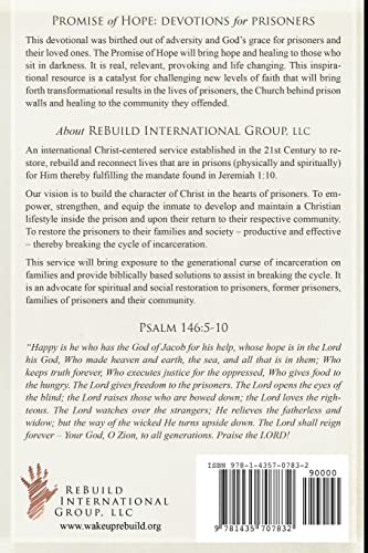 Promise of Hope ~ Devotions for Prisoners