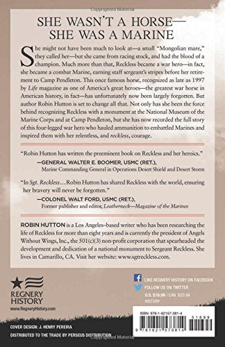 Sgt. Reckless: America's War Horse — back cover