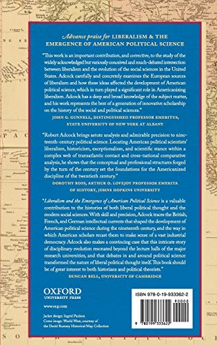 Liberalism and the Emergence of American Political Science: A Transatlantic Tale