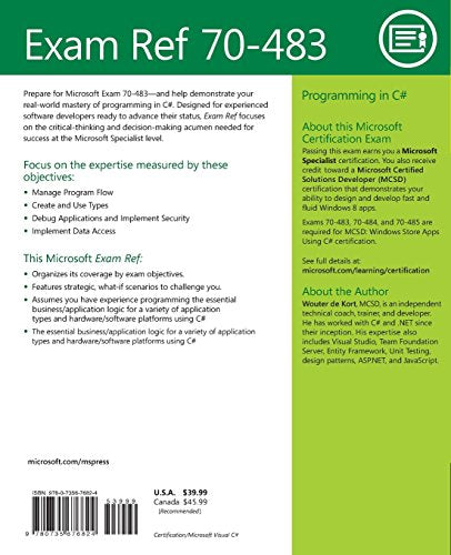 Exam Ref 70-483 Programming in C# (MCSD)