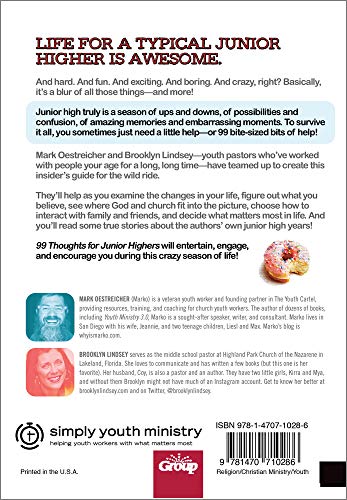 99 Thoughts For Junior Highers: Biblical Truths in Bite-Sized Pieces