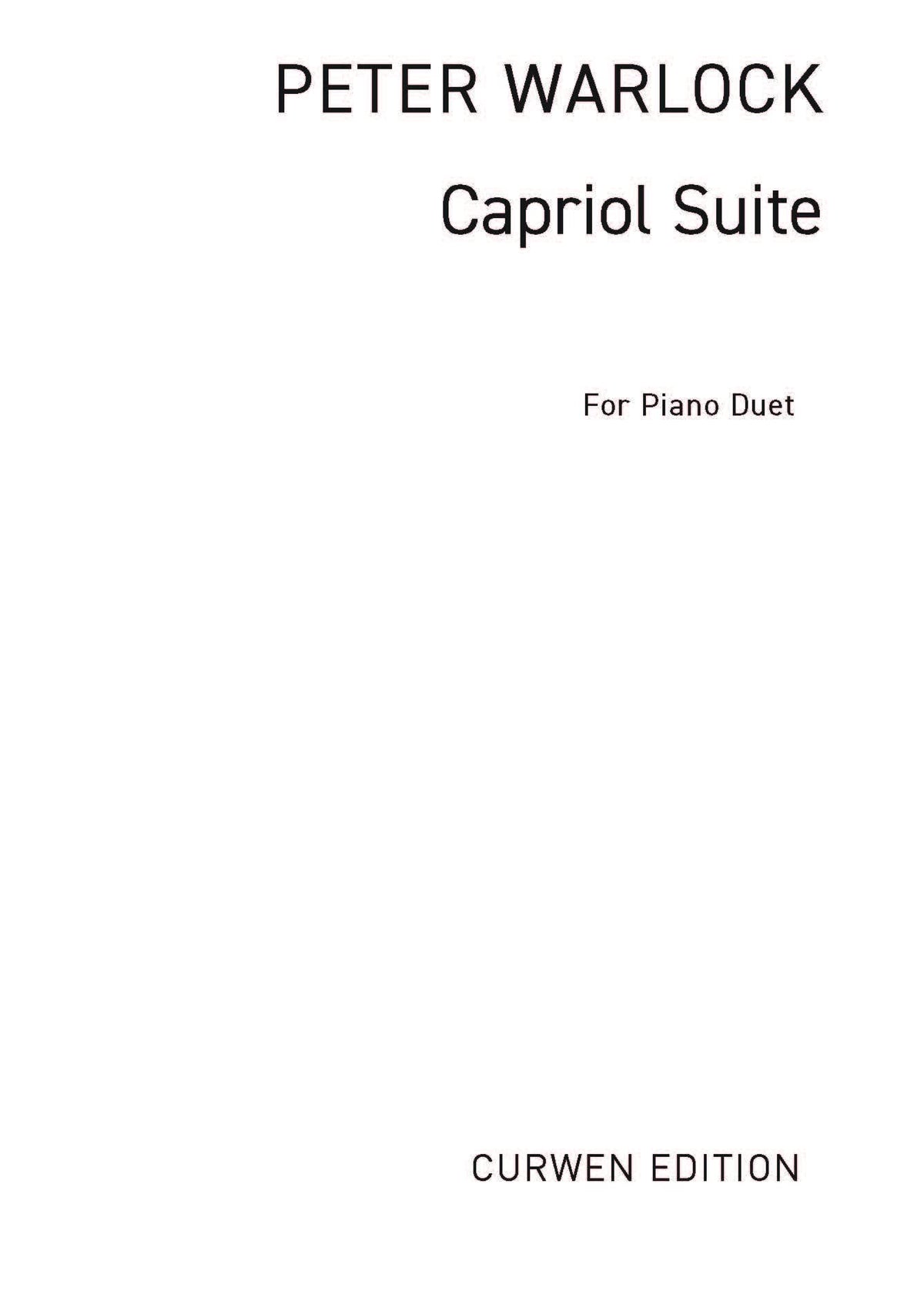 Warlock: Capriol Suite [Curwen Edition]