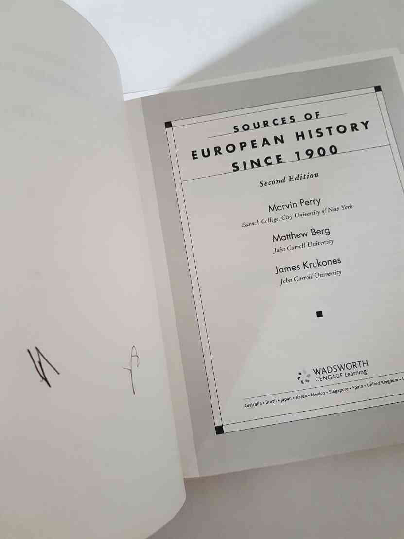 Sources of European History: Since 1900