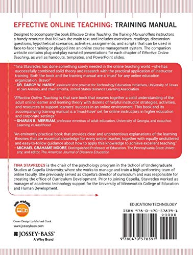Effective Online Teaching, Training Manual: Foundations and Strategies for Student Success