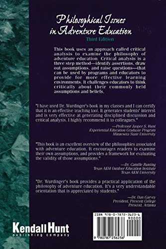 Philosophical Issues in Adventure Education