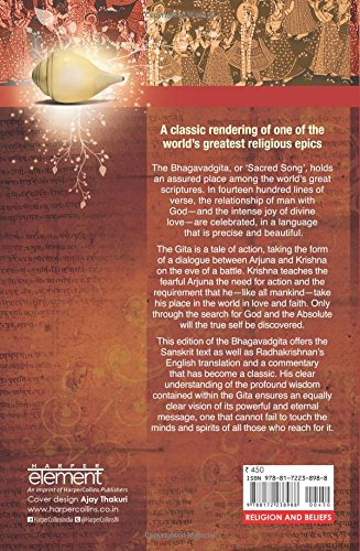 The Bhagavadgita/with an Introductory Essay,Sanskrit Text,English Translation and Notes.