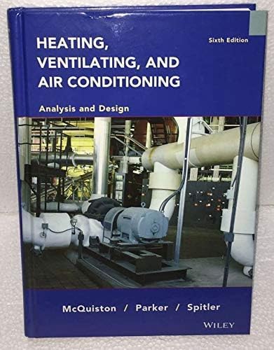 Heating, Ventilating and Air Conditioning Analysis and Design