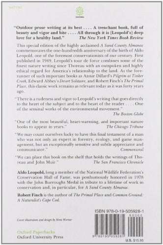 A Sand County Almanac: And Sketches Here and There