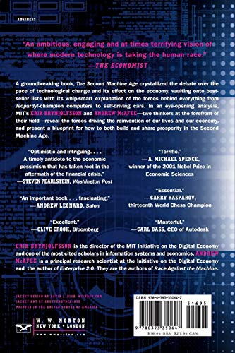 The Second Machine Age: Work, Progress, and Prosperity in a Time of Brilliant Technologies
