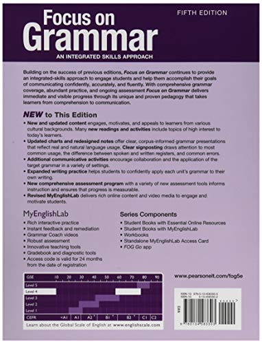 Focus on Grammar 4 with Essential Online Resources (5th Edition)