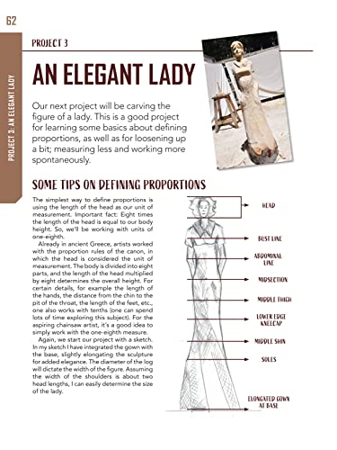 Chainsaw Carving for Beginners: Patterns and 250 Step-by-Step Photos (Fox Chapel Publishing) How to Carve Wood Sculptures Safely and Successfully, with Projects, Chainsaw Care, Maintenance, and More