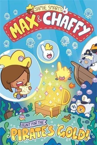 Max and Chaffy Series 4 Books Collection Set By Jamie Smart (Hunt For the Pirates Gold!, Animal Island, Search for Ice Chaffy! & The Great Cupcake Mystery!)