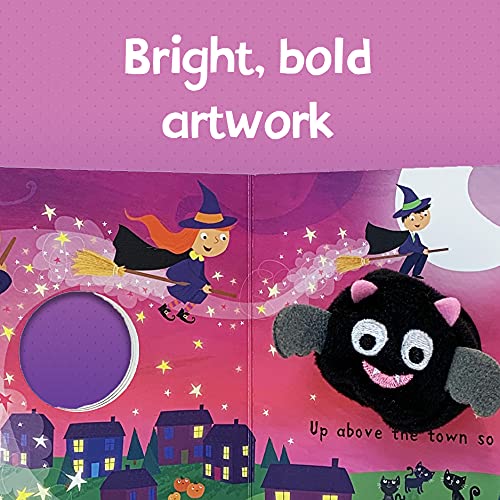 Spooky, Spooky, Little Bat Finger Puppet Halloween Board Book Ages 0-4