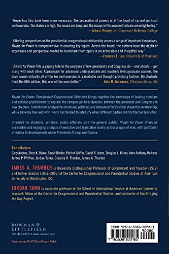 Rivals for Power: Presidential-Congressional Relations