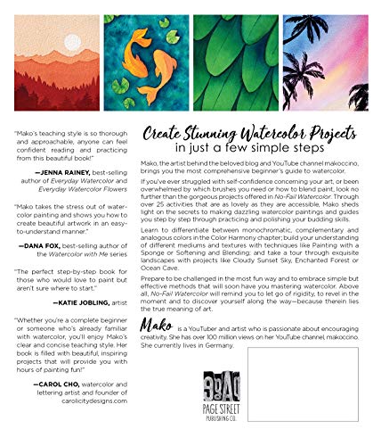 No-Fail Watercolor: The Ultimate Beginners Guide to Painting with Confidence