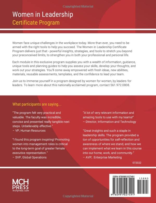 Women in Leadership Certificate Program: University Workbook