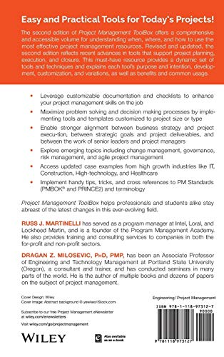 Project Management ToolBox: Tools and Techniques for the Practicing Project Manager