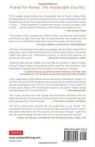 Korea: The Impossible Country — back cover
