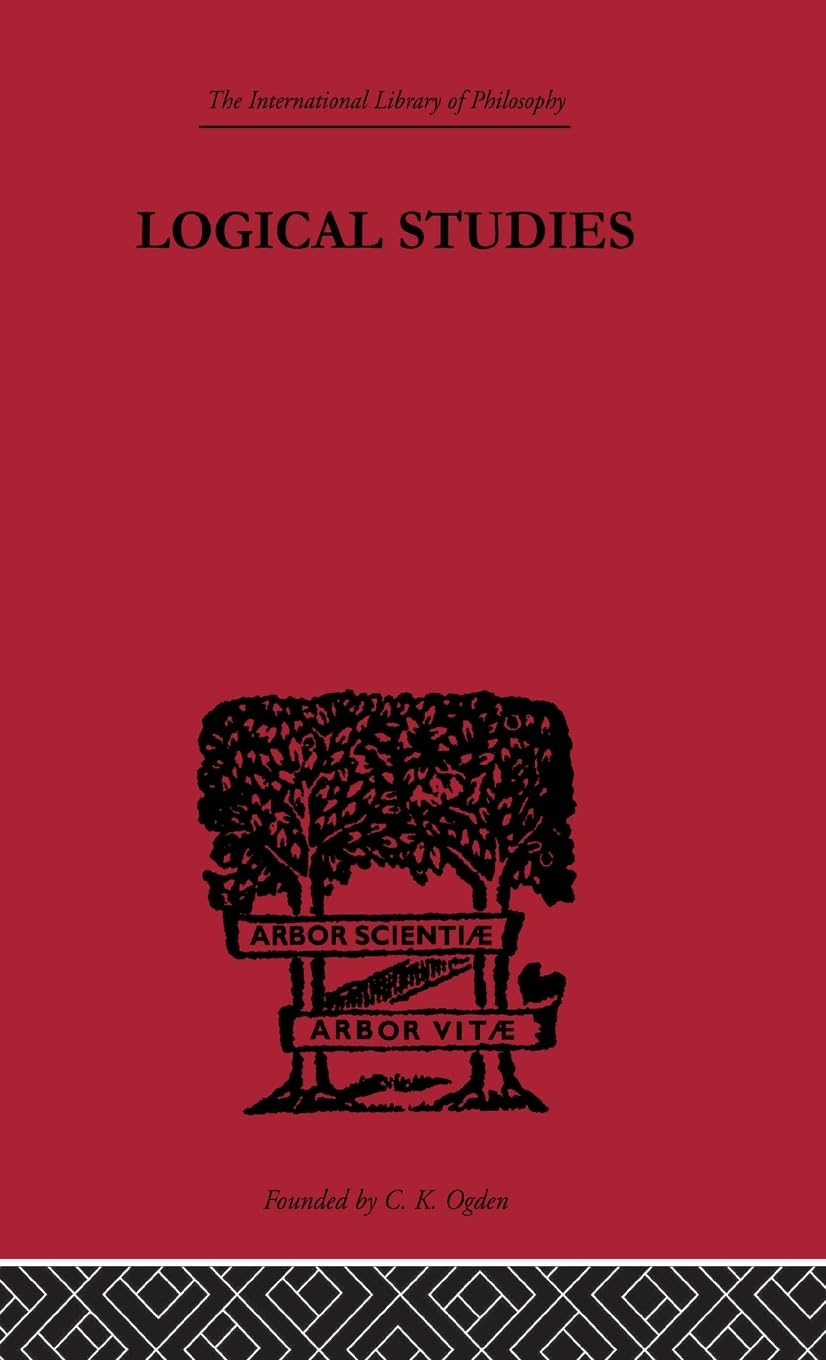 Logical Studies (International Library of Philosophy)