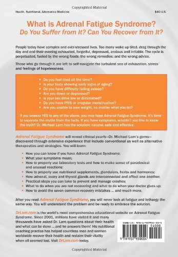 Adrenal Fatigue Syndrome - Reclaim Your Energy and Vitality with Clinically Proven Natural Programs