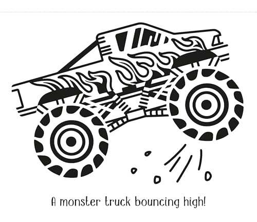 First Magic Painting Trucks and Diggers: A Fun Water Art Book for Children (Ages 3-6) with Fire Trucks and Dump Trucks