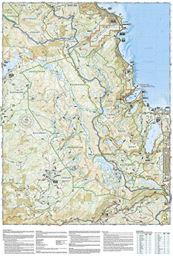 Desolation and Granite Chief Wilderness Areas Map (National Geographic Trails Illustrated Map, 802)