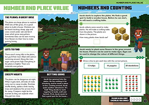 Minecraft Maths Ages 5-6: Official Workbook (Minecraft Education)