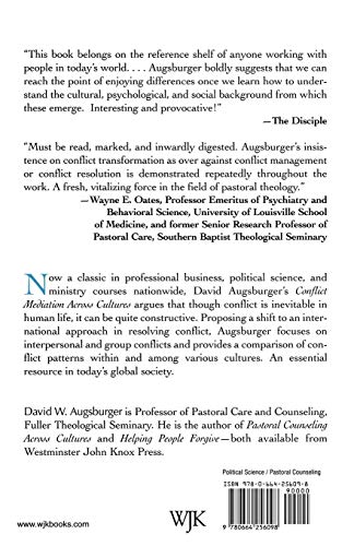 Conflict Mediation Across Cultures: Pathways and Patterns