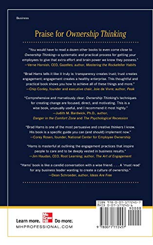 Ownership Thinking: How to End Entitlement and Create a Culture of Accountability, Purpose, and Profit