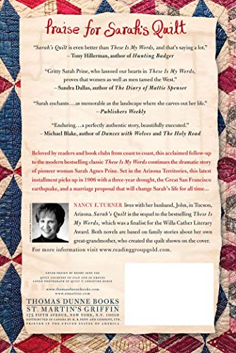 Sarah's Quilt: A Novel of Sarah Agnes Prine and the Arizona Territories, 1906 (Sarah Agnes Prine Series, 2)