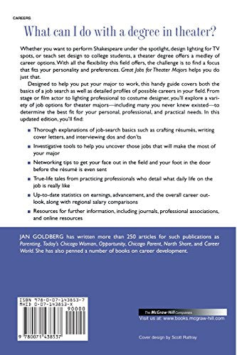 Great Jobs for Theater Majors, Second edition (Great Jobs ForSeries)