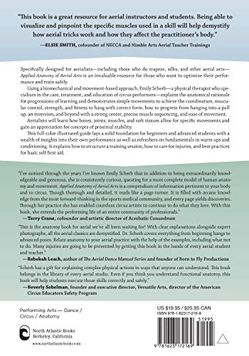 Applied Anatomy of Aerial Arts: An Illustrated Guide to Strength, Flexibility, Training, and Injury Prevention