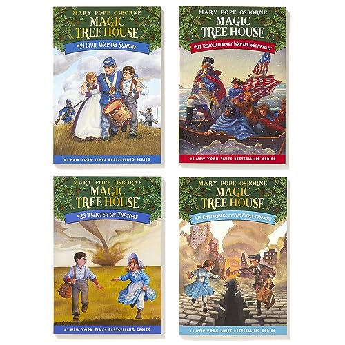 Magic Tree House Books 21-24 Boxed Set: American History Quartet