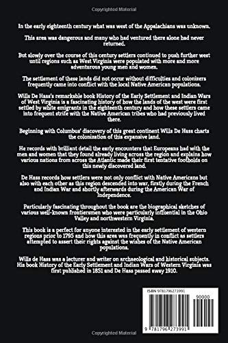 History of the Early Settlement and Indian Wars of West Virginia