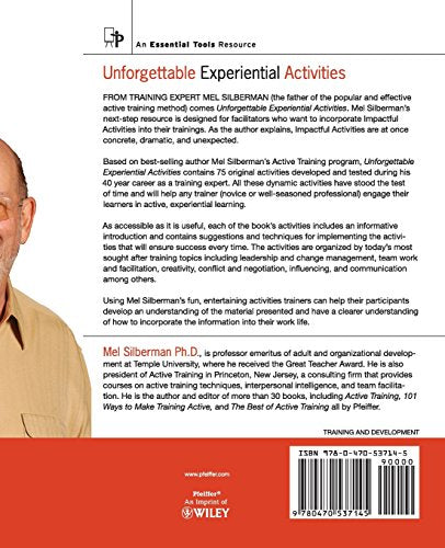 Unforgettable Experiential Activities: An Active Training Resource