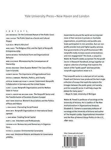 Private Action and the Public Good