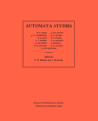 Automata Studies (Annals of Mathematics Studies)