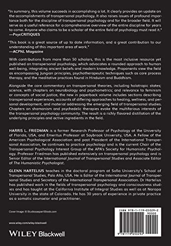 The Wiley-Blackwell Handbook of Transpersonal Psychology