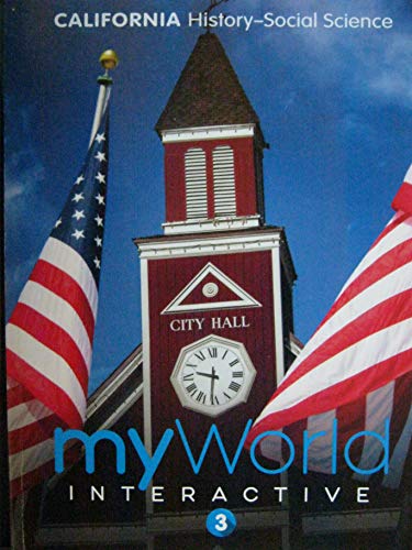 California History-Social Science myWorld Interactive 3