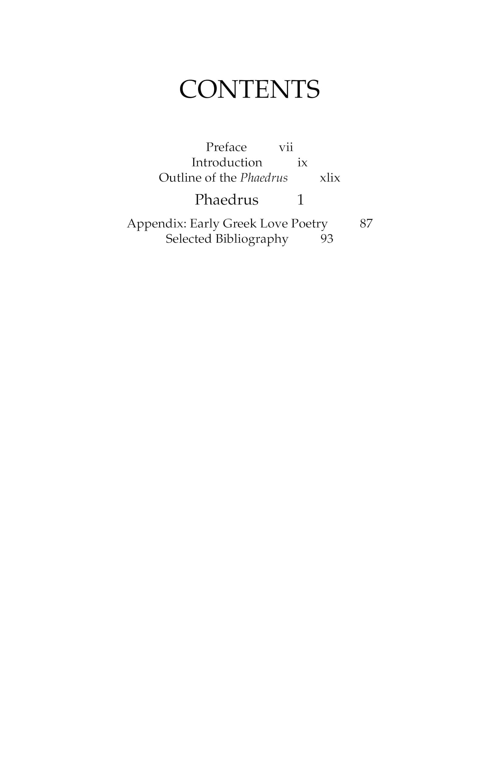 Phaedrus (Hackett Classics)