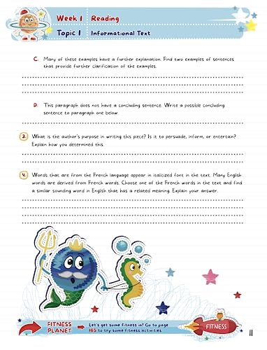 Summer Activity Playground Grade 8-9: 8 Weeks of Summer Activities - Math, ELA, Science, Reading and Social Studies