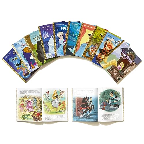 Ultimate Princess Boxed Set of 12 Little Golden Books (Disney)