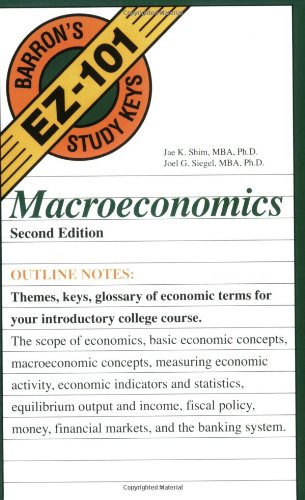 Macroeconomics (EZ-101 Study Keys)