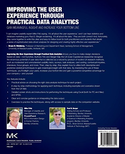 Improving the User Experience through Practical Data Analytics: Gain Meaningful Insight and Increase Your Bottom Line