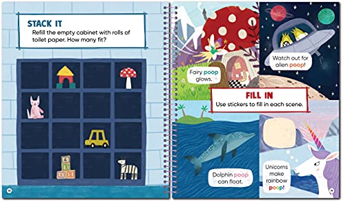Brain Games - Sticker Activity: We Poop on the Potty!: Includes a Reward Chart