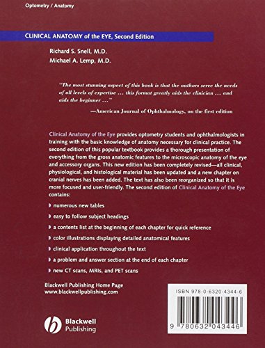 Clinical Anatomy of the Eye by Snell, Richard S.