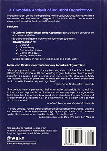 Contemporary Industrial Organization: A Quantitative Approac