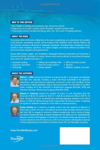 Deepwater Petroleum Exploration & Production: A Nontechnical Guide — back cover